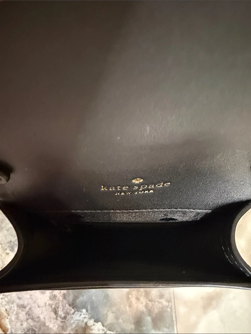kate spade Black Polka Dot Crossbody phone case